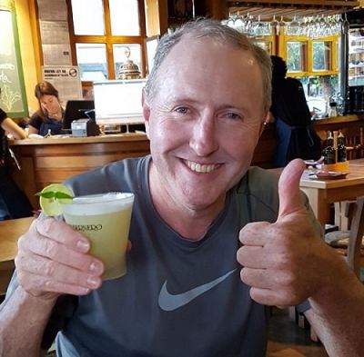 Mark Webb Cycling on the  tour with redspokes